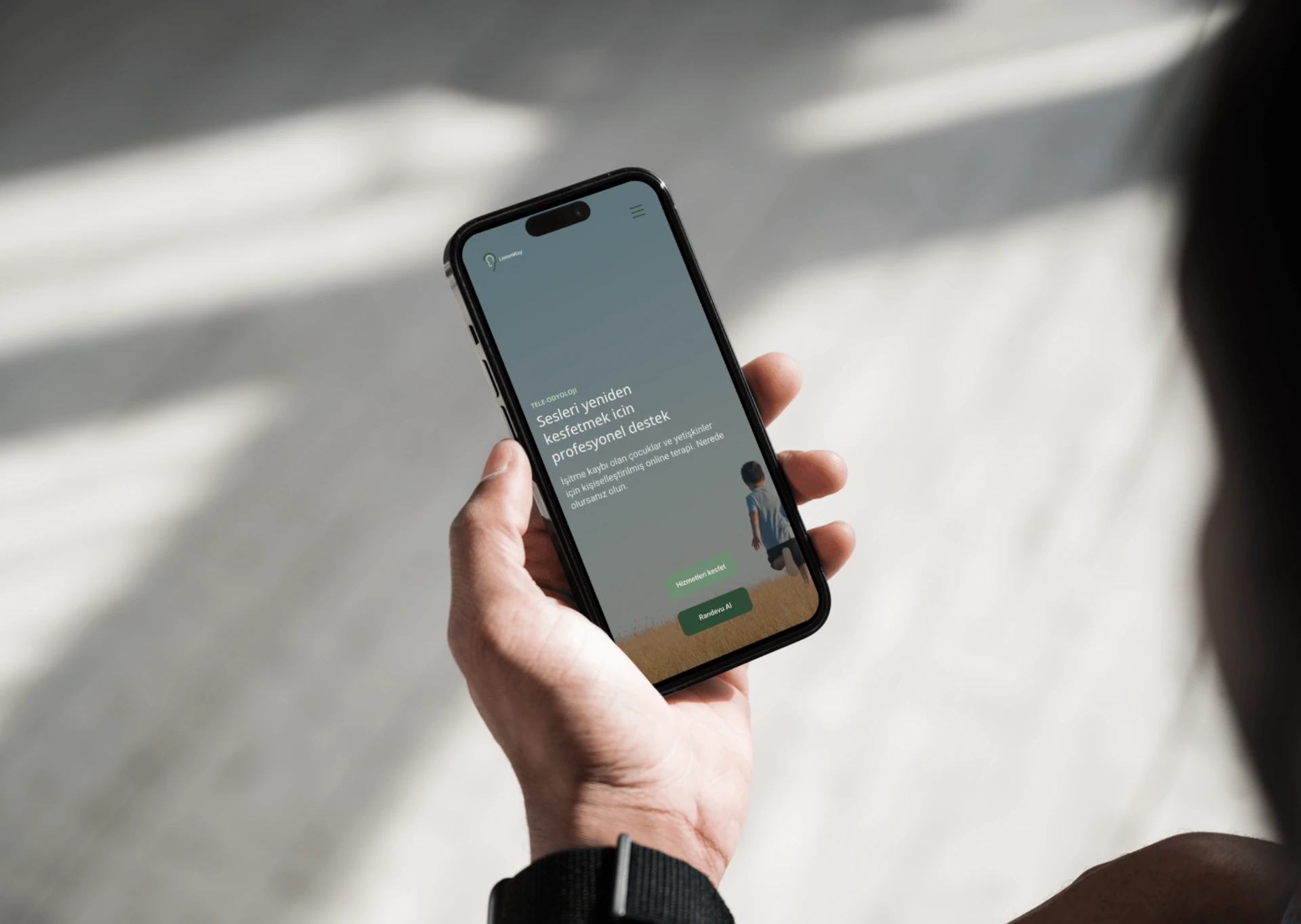 Listenway Mobile UI project preview